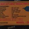 ZNEX ZX-2305T 1/2" Drive Pneumatic Impact Wrench High Torque 900 Ft/Lbs - Image 6