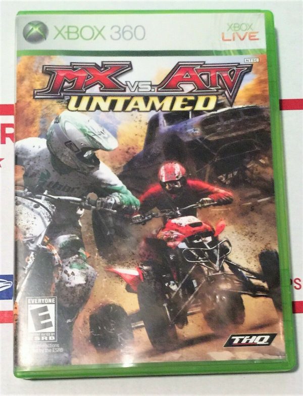 MX vs ATV: UNTAMED Off Road Dirt Racing Game in Case w/Manual for XBOX 360