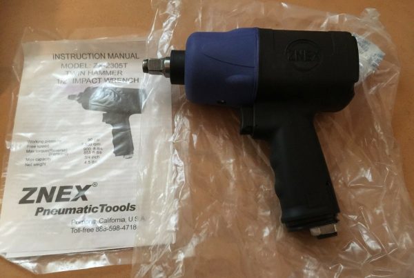 ZNEX ZX-2305T 1/2" Drive Pneumatic Impact Wrench High Torque 900 Ft/Lbs
